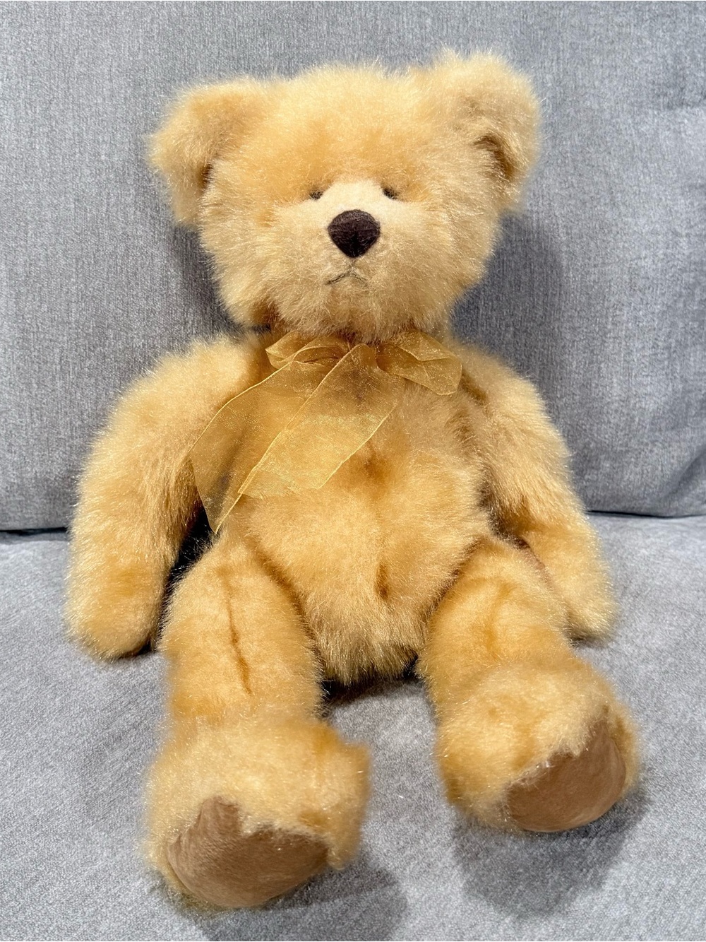 Russ Berrie Pennington Bear Honey Gold Fur Plush Teddy Vintage W/ Original Tag